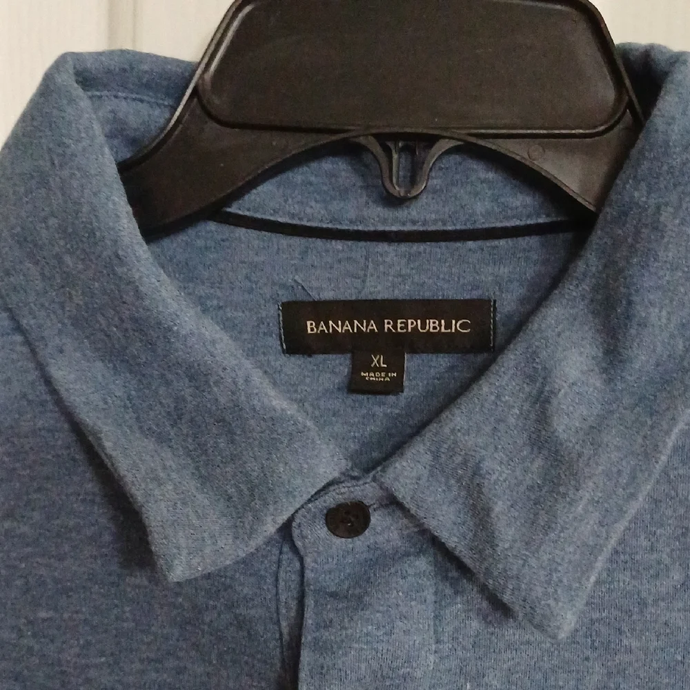 Banana Republic Blue Polo Shirt